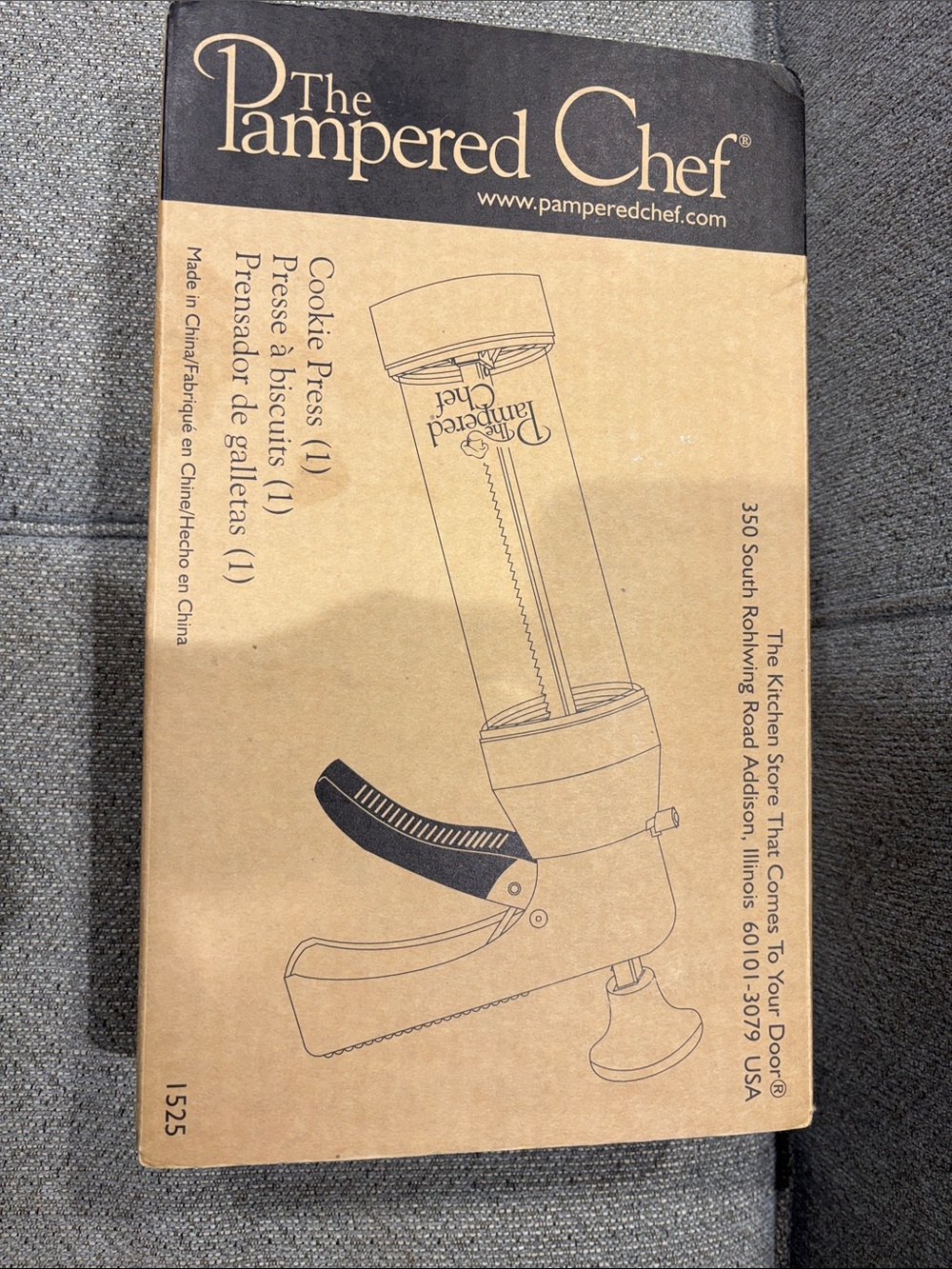 Pampered Chef cookie press